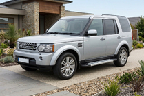 Land Rover Discovery IV 2009-2017 гг. Боковые Подножки New Vision Grey (2 шт, Алюминий) фото 1