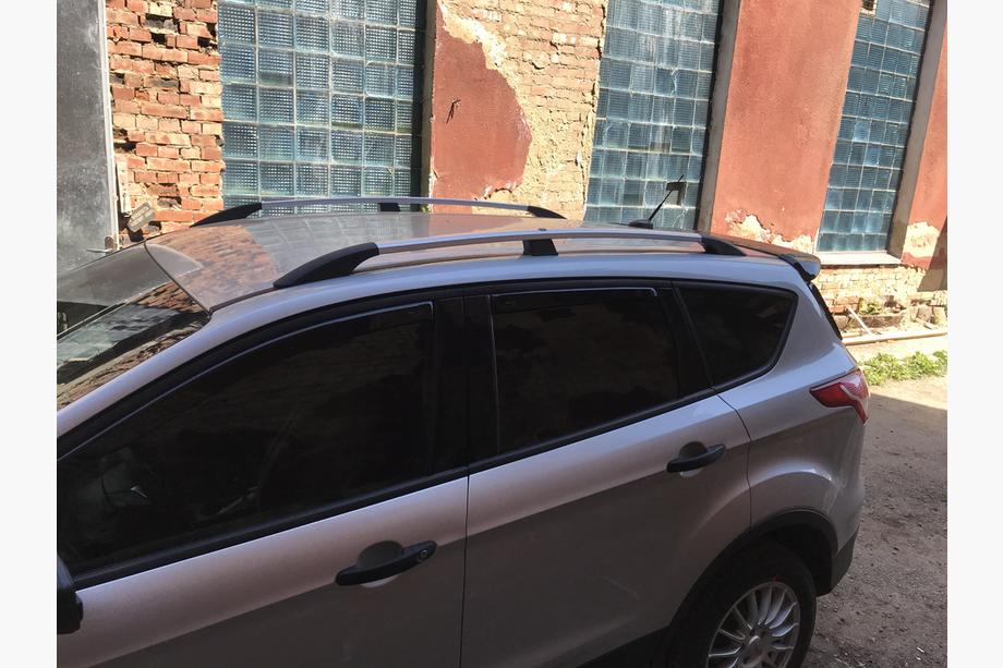 Ford Kuga/Escape 2013-2019 гг. Турецкие рейлинги Хром (2 шт) Фото 9