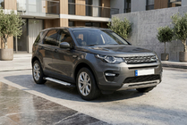 Land Rover Discovery Sport 2014- гг. Боковые пороги Allmond Grey (2 шт., алюминий) фото 1