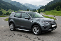 Land Rover Discovery Sport 2014- гг. Боковые Подножки Vision New Grey (2 шт., Алюминий) фото 1