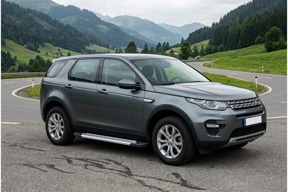 Land Rover Discovery Sport 2014- гг. Боковые Подножки Vision New Grey (2 шт., Алюминий) Image