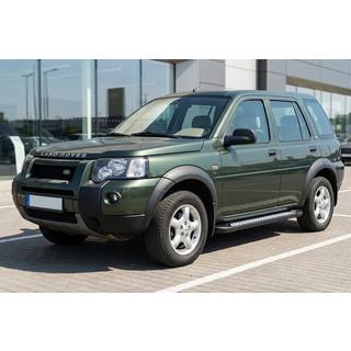 Боковые Подножки New Vision Black (2 шт, Алюминий) Land Rover Freelander I 1997-2006 гг. фото 1