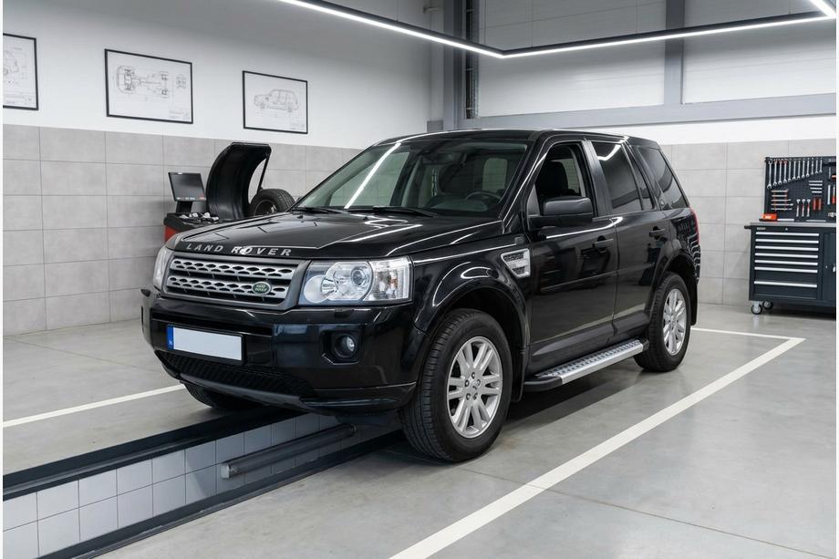 Land Rover Freelander II 2006–2014 гг. Боковые Подножки New Vision Grey (2 шт, Алюминий) Image