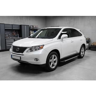 Боковые Подножки RedLine V1 (2 шт, Алюминий) Lexus RX 2009-2015 гг. фото 1