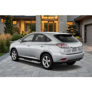 Боковые Подножки Tayga V2 (2 шт, Алюминий) Lexus RX 2009-2015 гг. фото 1