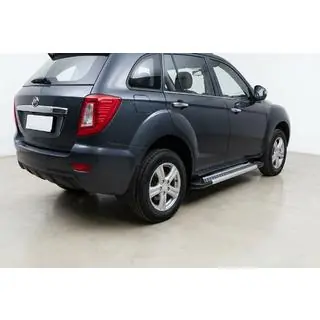 Боковые Подножки New Vision Grey (2 шт., Алюминий) Lifan X60 2011- гг. фото 2