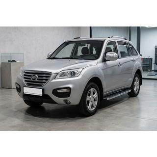 Боковые Подножки BlackLine (2 шт., Алюминий) Lifan X60 2011- гг. фото 1