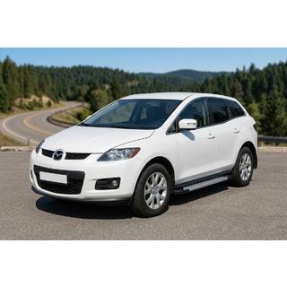 Боковые Подножки New Vision Grey (2 шт., Алюминий) Mazda CX-7 2006-2012 гг. фото 1