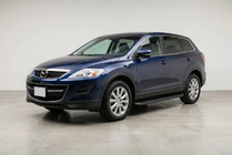 Mazda CX-9 2007-2016 гг. Боковые Подножки Tayga Black (2 шт., Алюминий) фото 1