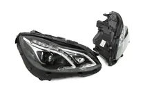 Mercedes E-class W212 2009-2016 гг. Передние фары (2 шт., рестайлинг, с блоками управления) фото 4