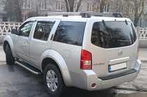 Nissan Pathfinder R51 2005-2014 гг. Боковые пороги BlackLine (2 шт., алюминий) фото 3