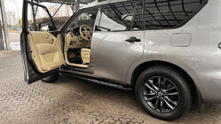 Nissan Patrol Y62 2010-2024 гг. Боковые Подножки New Vision Grey (2 шт., Алюминий) фото 4