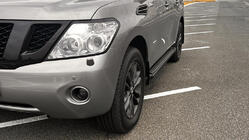 Nissan Patrol Y62 2010-2024 гг. Боковые Подножки New Vision Grey (2 шт., Алюминий) фото 7