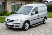 Opel Combo 2002–2012 гг. Боковые пороги BlackLine (2 шт., алюминий) фото 1