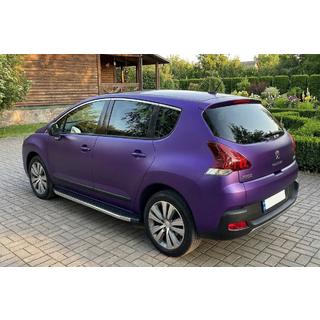 Боковые Подножки BlackLine (2 шт., Алюминий) Peugeot 3008 2008-2016 гг. фото 1