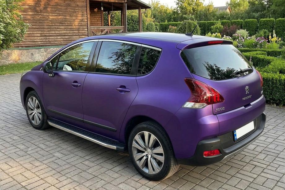 Peugeot 3008 2008-2016 гг. Боковые Подножки BlackLine (2 шт., Алюминий) 2014-2016 Image