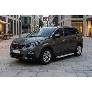 Боковые Подножки New Vision Grey (2 шт., Алюминий) Peugeot 5008 2016-2023 гг. фото 1