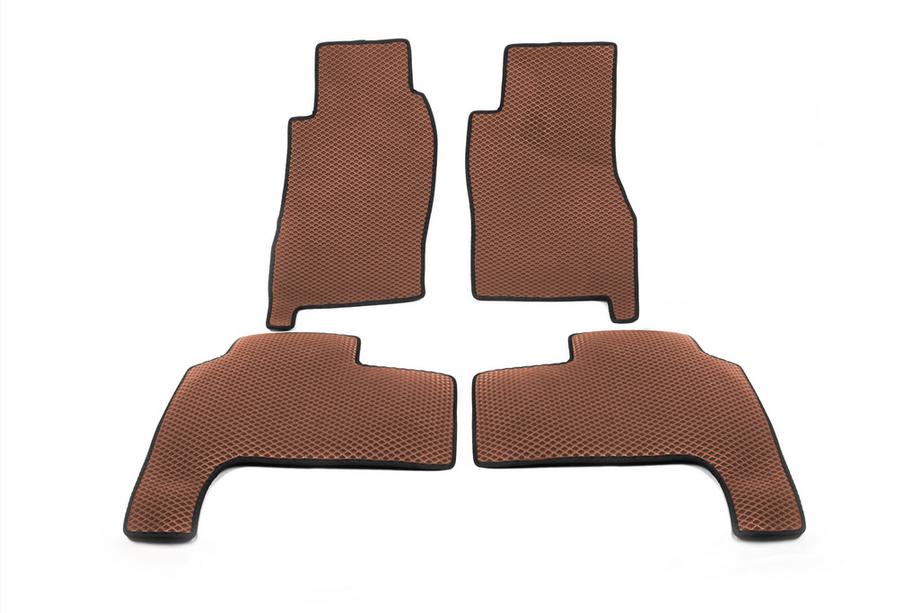 Nissan Patrol Y61 1997-2011 гг. Коврики EVA (кирпичные) Длинный, 5 штук (передние и задние) Image