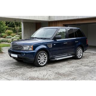 Боковые Подножки New Vision Grey (2 шт., Алюминий) Range Rover Sport 2005-2013 гг. фото 1