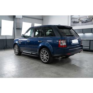 Боковые Подножки Tayga Black (2 шт., Алюминий) Range Rover Sport 2005-2013 гг. фото 1