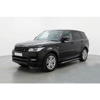 Боковые пороги New Vision Black (2 шт., алюминий) Range Rover Sport 2014-2022 гг. фото 1
