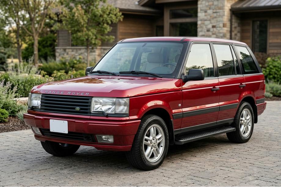 Range Rover II P38A 1997-2002 гг. Боковые Подножки Tayga Black (2 шт., Алюминий) Image