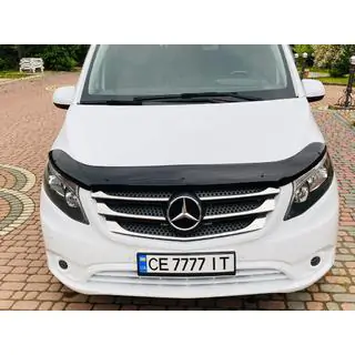 Дефлектор капота EuroCap Mercedes Vito/V-class W447 2014- гг. фото 4
