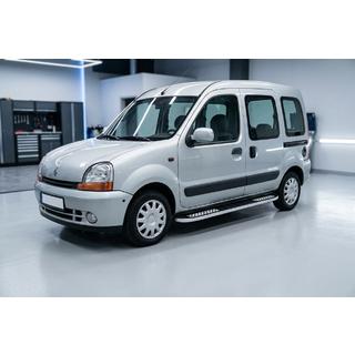 Боковые Подножки Tayga V2 (2 шт., Алюминий) Renault Kangoo 1998-2008 гг. фото 1