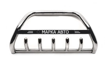 Fiat Doblo I 2001-2005 гг. Кенгурятник WT004 (черный) фото 1