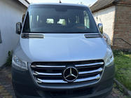 Mercedes Sprinter W907/W910 2018- гг. Хром накладки на решетку (широкая модель, 6 шт) фото 1