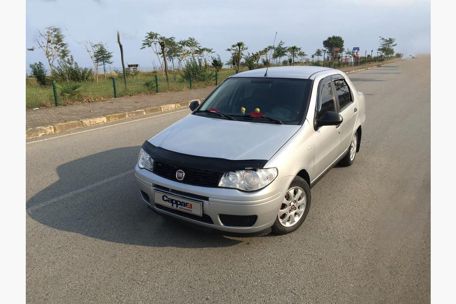 Fiat Albea 2002-2012 гг. Дефлектор капота EuroCap Фото 4