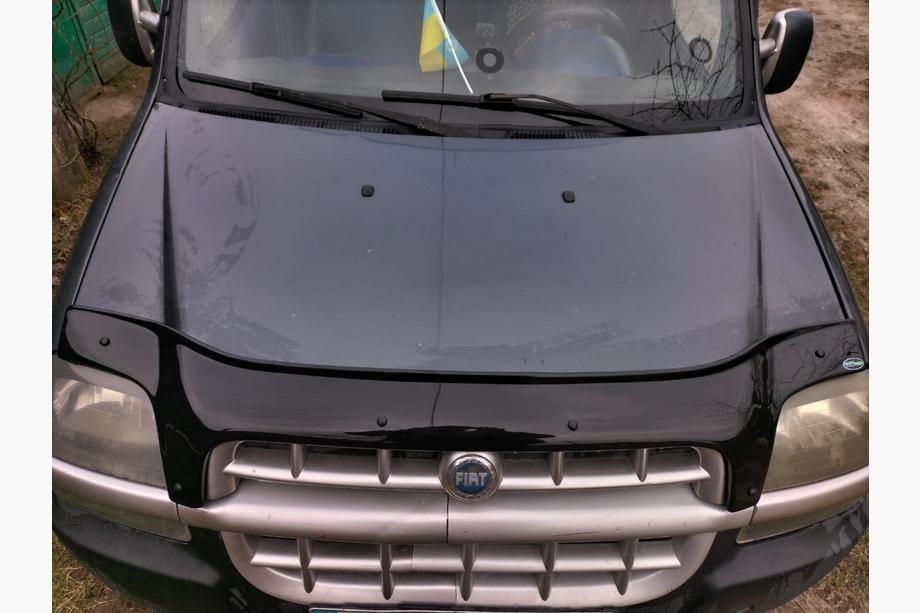 Fiat Doblo I 2001-2005 гг. Дефлектор капота EuroCap Image