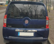 Fiat Fiorino/Qubo 2008-2024 гг. Хромированная накладка над номером (нержавейка) OmsaLine - Итальянская Нержавейка фото 1
