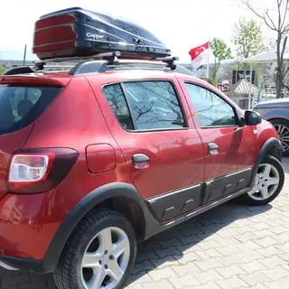 Молдинги на двери (4 шт, ABS) Renault Sandero 2013-2022 гг. фото 3