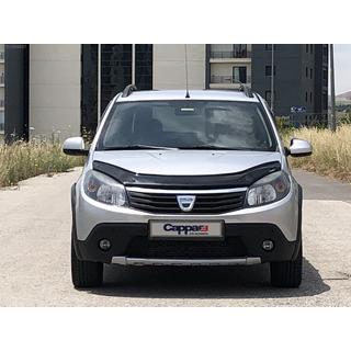 Дефлектор капота (EuroCap) Dacia Sandero 2007-2013 гг. фото 2