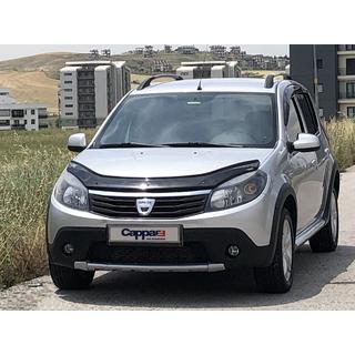 Дефлектор капота (EuroCap) Dacia Sandero 2007-2013 гг. фото 3