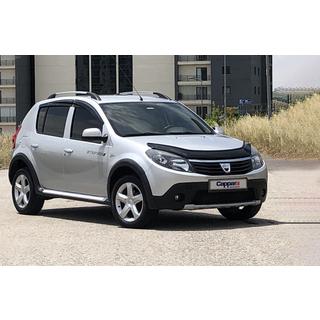 Дефлектор капота (EuroCap) Dacia Sandero 2007-2013 гг. фото 4