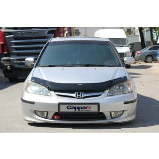 Дефлектор капота (EuroCap) Honda Civic Sedan VII 2001-2006 гг. фото 2