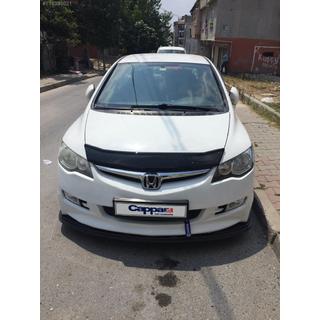 Дефлектор капота (EuroCap) Honda Civic Sedan VIII 2006-2011 гг. фото 2
