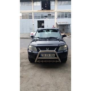 Козырек на лобовое стекло (черный глянец, 5мм) Honda CRV 1996-2001 гг. фото 3