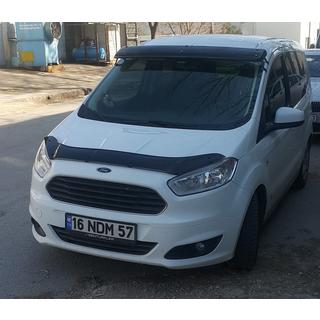 Козырек на лобовое стекло (черный глянец, 5мм) фото 2