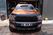 Ford Ranger 2011–2022 гг. Дефлектор капота EuroCap (2015+) фото 25