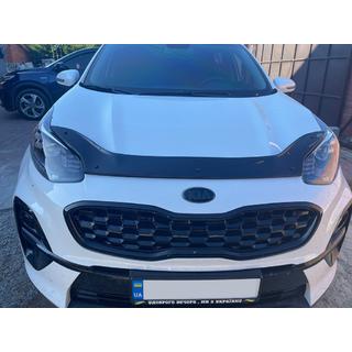 Дефлектор капота (EuroCap) Kia Sportage 2015-2021 гг. фото 4