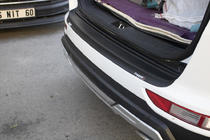 Kia Sportage 2015-2021 гг. Накладка на задний бампер EuroCap 2015-2018 (ABS) фото 11