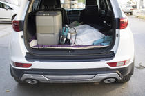 Kia Sportage 2015-2021 гг. Накладка на задний бампер EuroCap 2015-2018 (ABS) фото 12