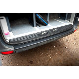 Накладка на задний бампер EuroCap (ABS) Volkswagen Crafter 2006-2016 гг. фото 3