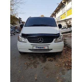 Дефлектор капота (2003-2010, EuroCap) Mercedes Viano 2004-2014 гг. фото 4
