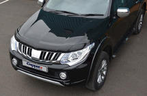 Mitsubishi L200 2015-2024 гг. Дефлектор капота (2015-2019, EuroCap) фото 2