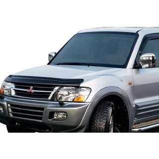 Дефлектор капота (EuroCap) Mitsubishi Pajero Wagon III 1999-2006 гг. фото 1