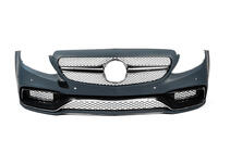Mercedes C-class W205 2014-2021 гг. Комплект обвеса с полным задним бампером (AMG C63-designs 2014-2018) фото 6